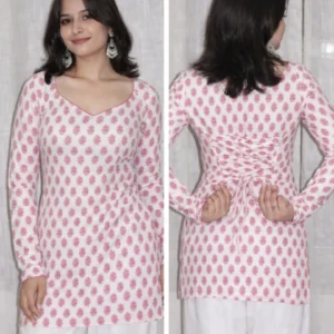 Ivory Bloom – Soft Floral Kurta Set
